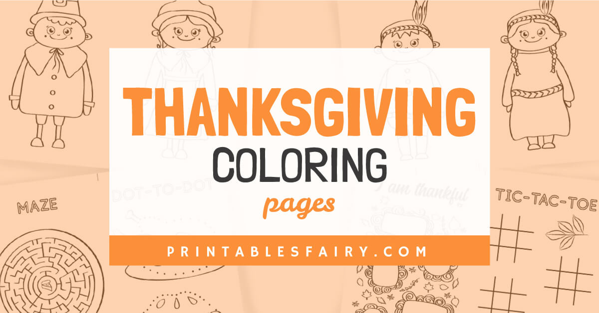 Thanksgiving Coloring Pages