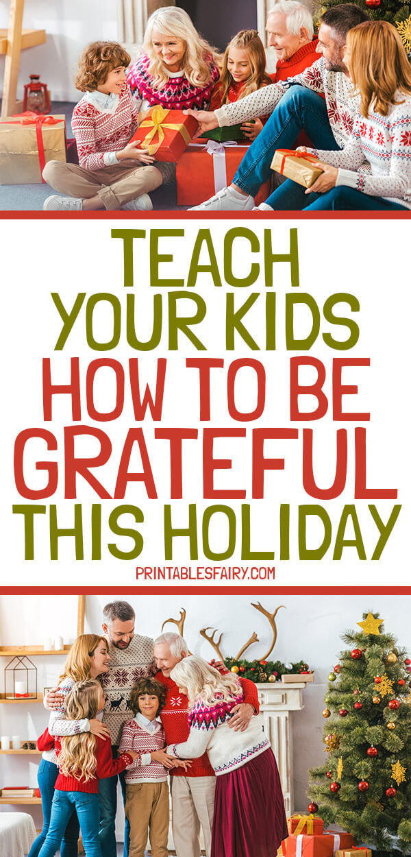Teach your kids how to be grateful during the holidays