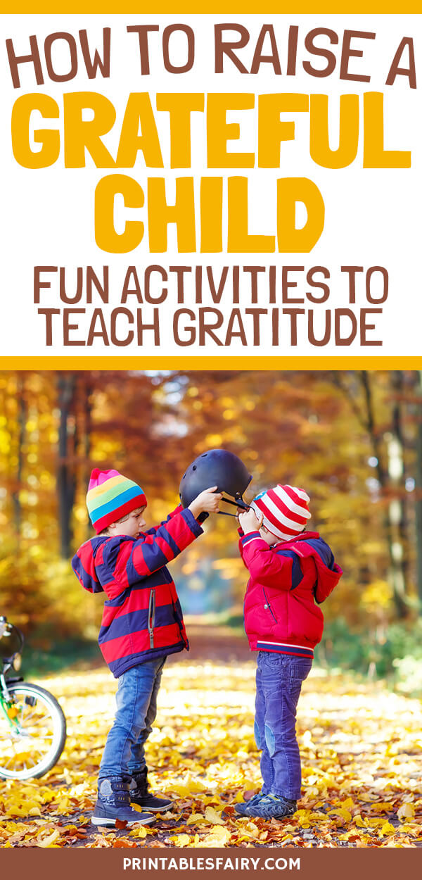 How to raise a thankful child