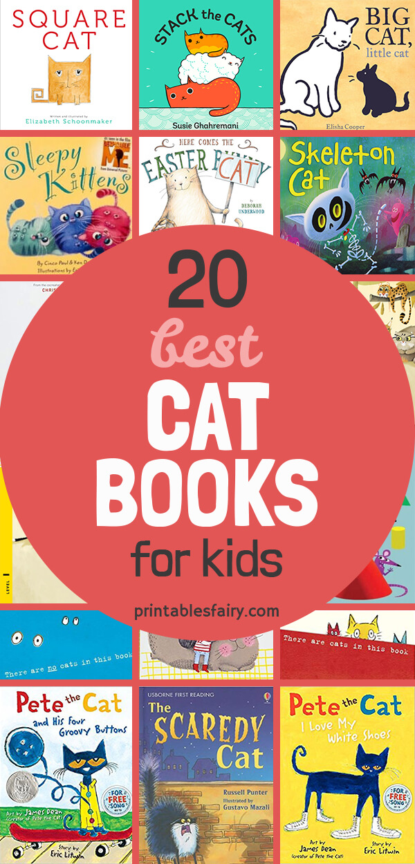 20 Kids' Books About Cats - The Printables Fairy