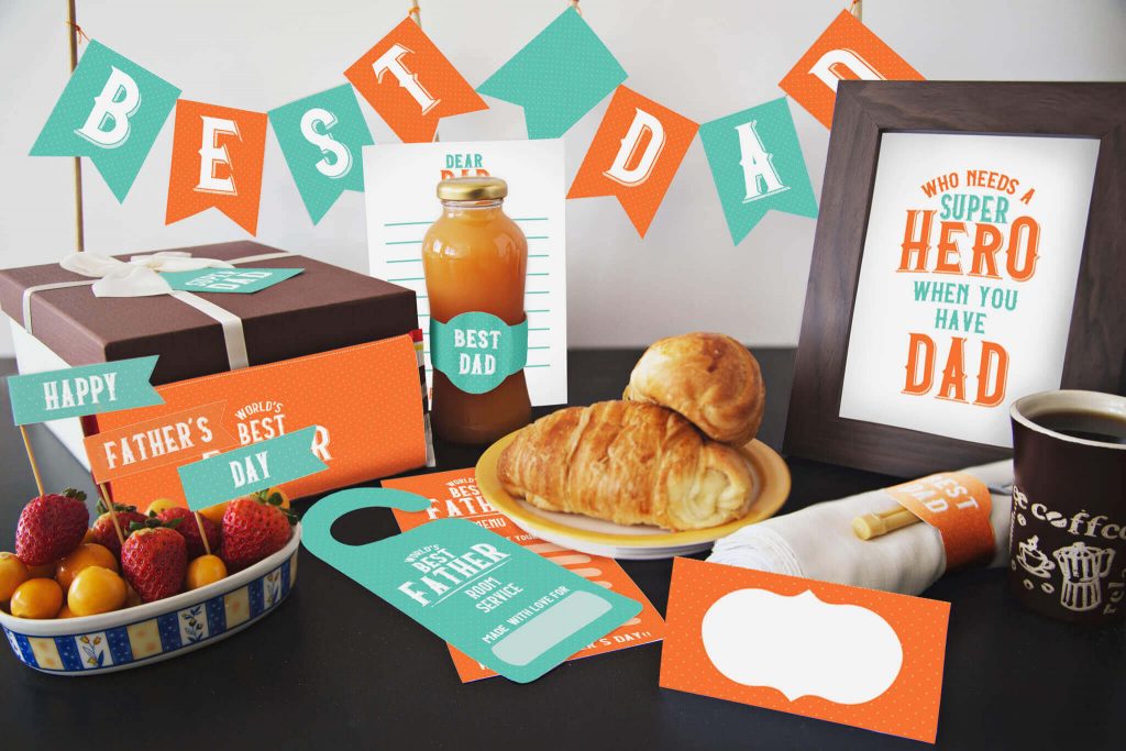 Father's Day Breakfast Printables