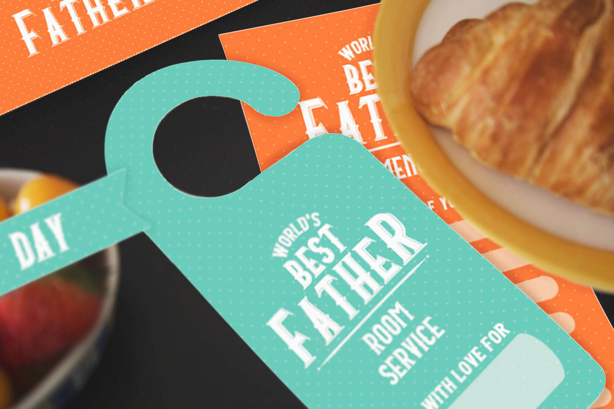 Father's Day Breakfast in Bed Kit - The Printables Fairy