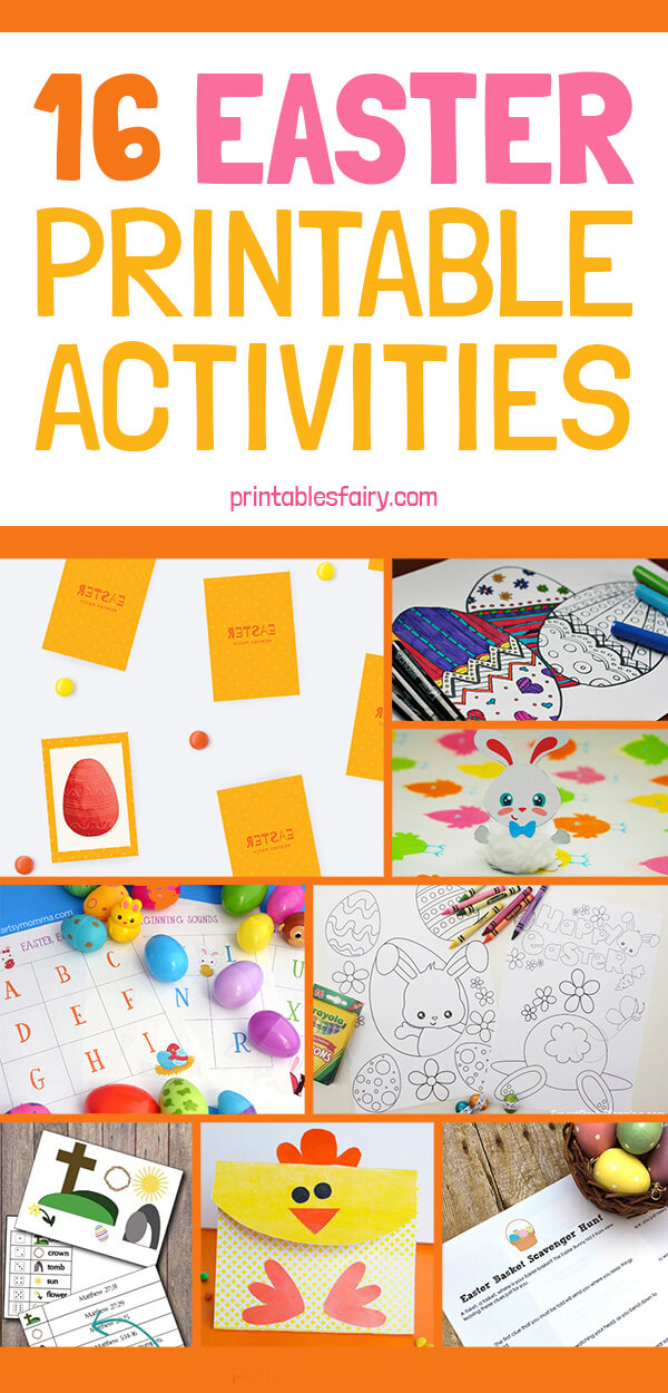 Easter Printable Activities for Kids