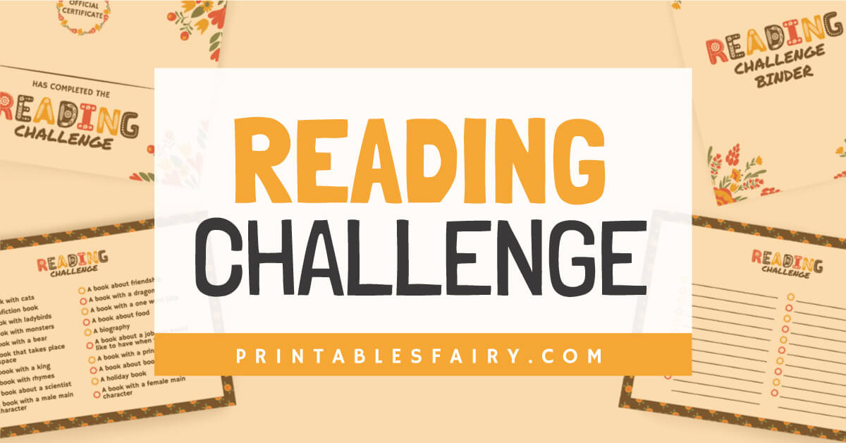 Reading Challenge on a white background