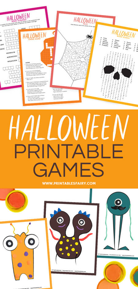 Halloween Printable Game titles - The Printables Fairy image regarding Halloween Printable Games called Halloween Printable Online games - The Printables Fairy