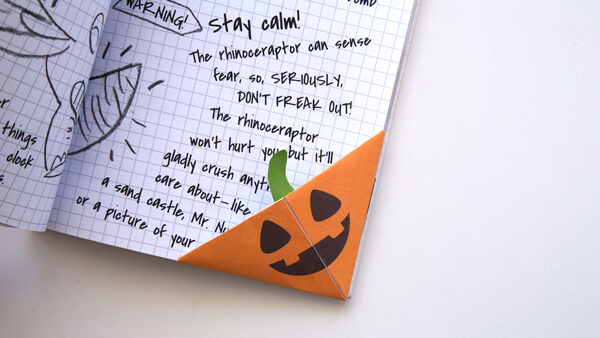 Pumpkin Corner Bookmark