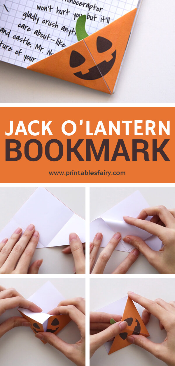 DIY Pumpkin Bookmarks. Step by step tutorial