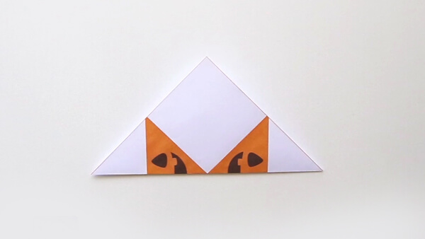 Diagonal fold