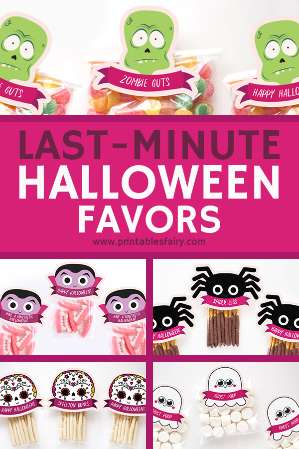 Halloween Printable Favor Tags