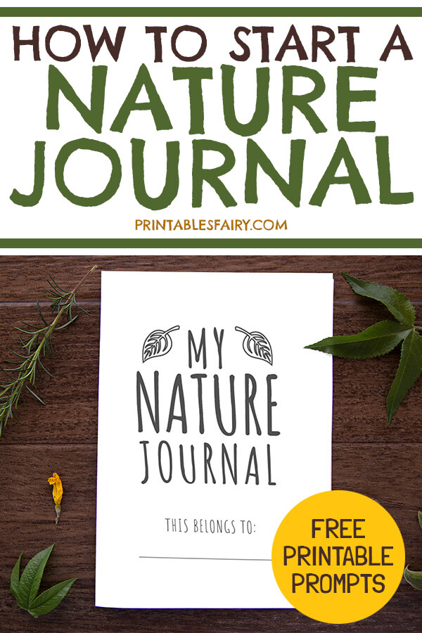 Printable Nature Journal for Kids - The Printables Fairy