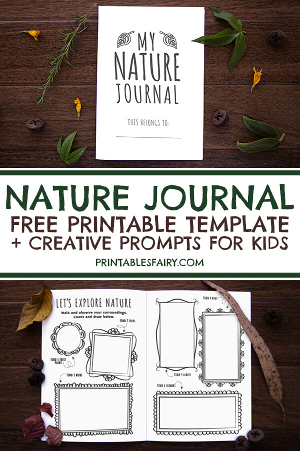 Printable Nature Journal for Kids - The Printables Fairy