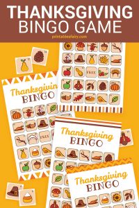 Thanksgiving Printable Bingo Game - The Printables Fairy