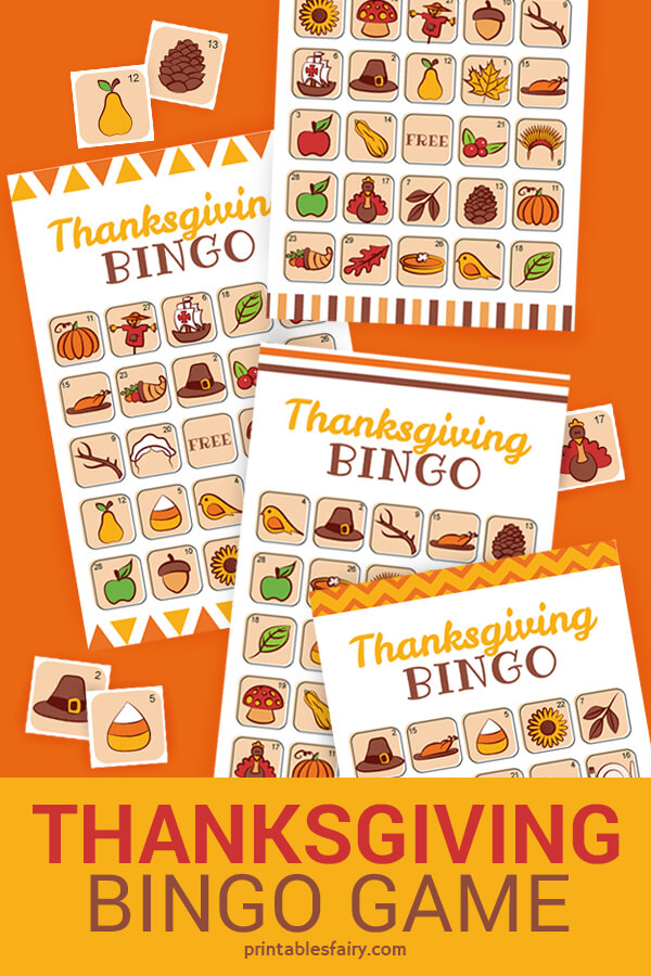 Thanksgiving Printable Bingo