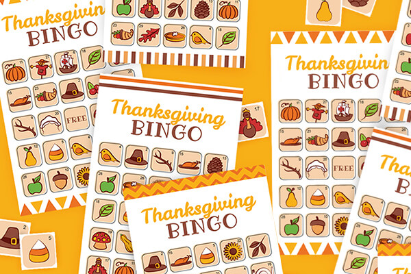 Thanksgiving Printable Bingo Game The Printables Fairy