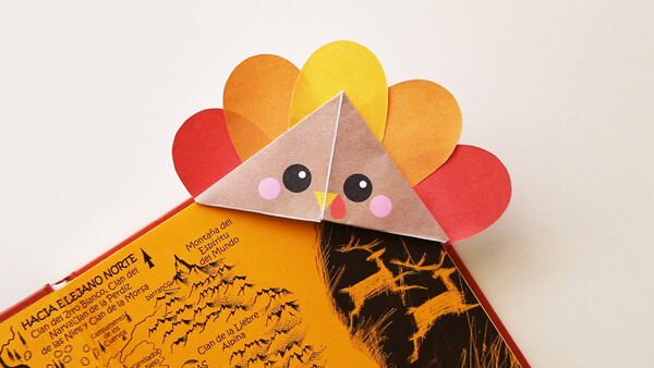 DIY Turkey Corner Bookmark