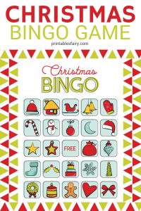 Printable Christmas Bingo Game - The Printables Fairy