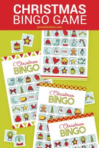Printable Christmas Bingo Game - The Printables Fairy