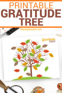 Gratitude Tree - Thanksgiving Activity for Kids - The Printables Fairy