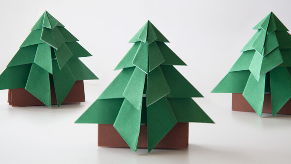 3D Christmas Tree (Free Printable Template) - The Printables Fairy