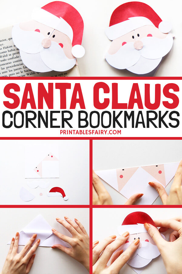 Santa Origami Bookmarks