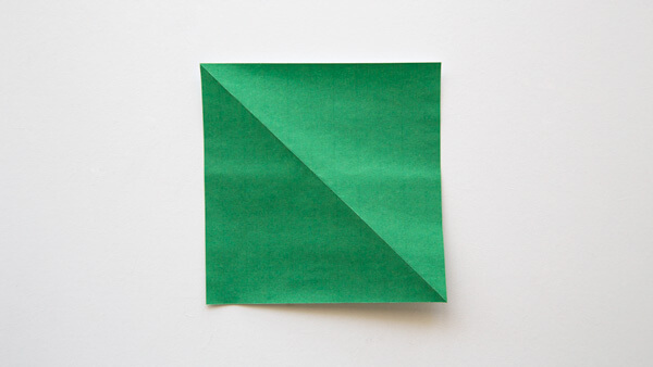 Fold diagonally