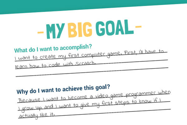 Help your kids pick their goal