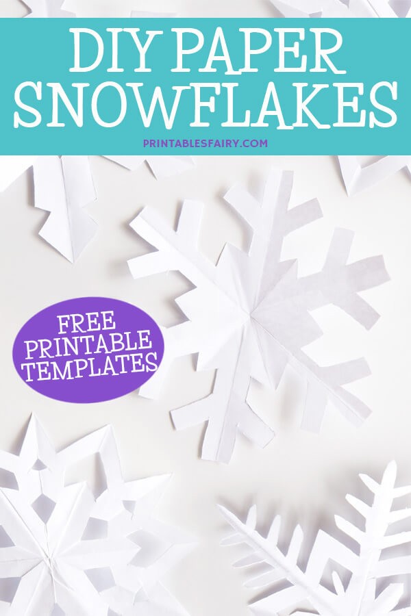 How to Make Paper Snowflakes + Free Printable Patterns