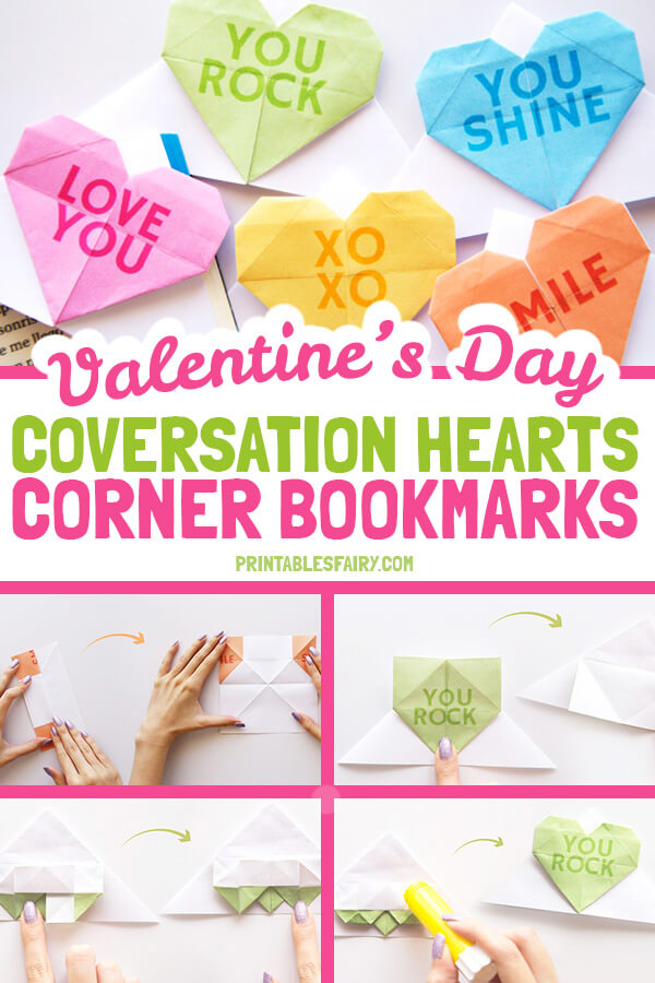 Valentine's Day Corner Bookmarks