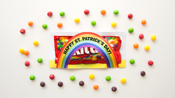 St. Patrick's Day Rainbow Skittles