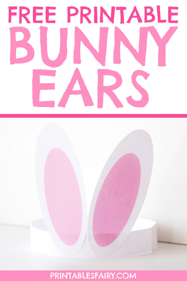 Free printable bunny ears