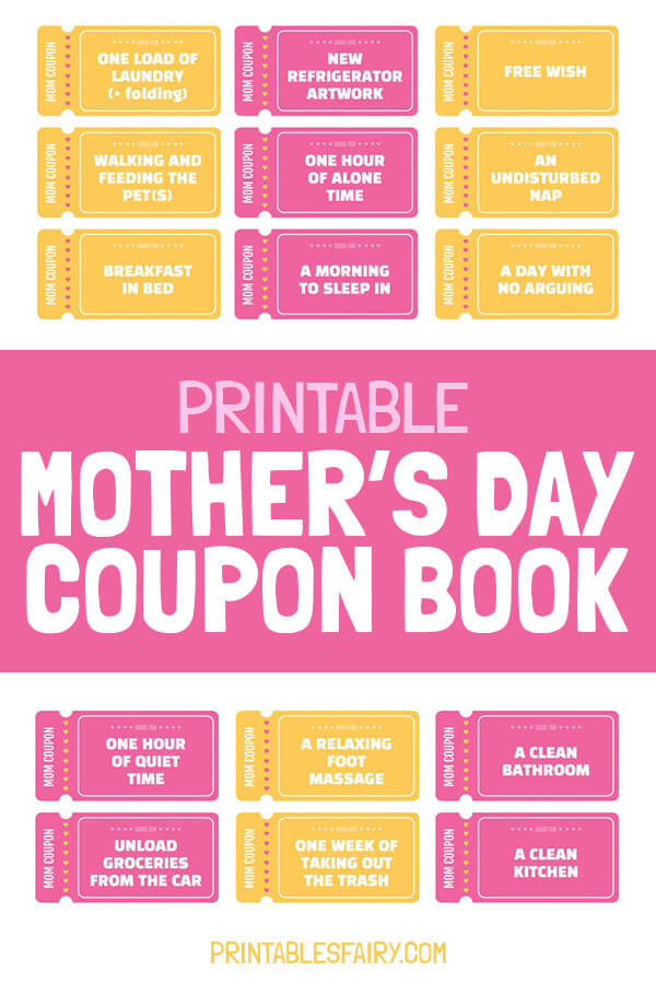 Printable Mother's Day Coupons