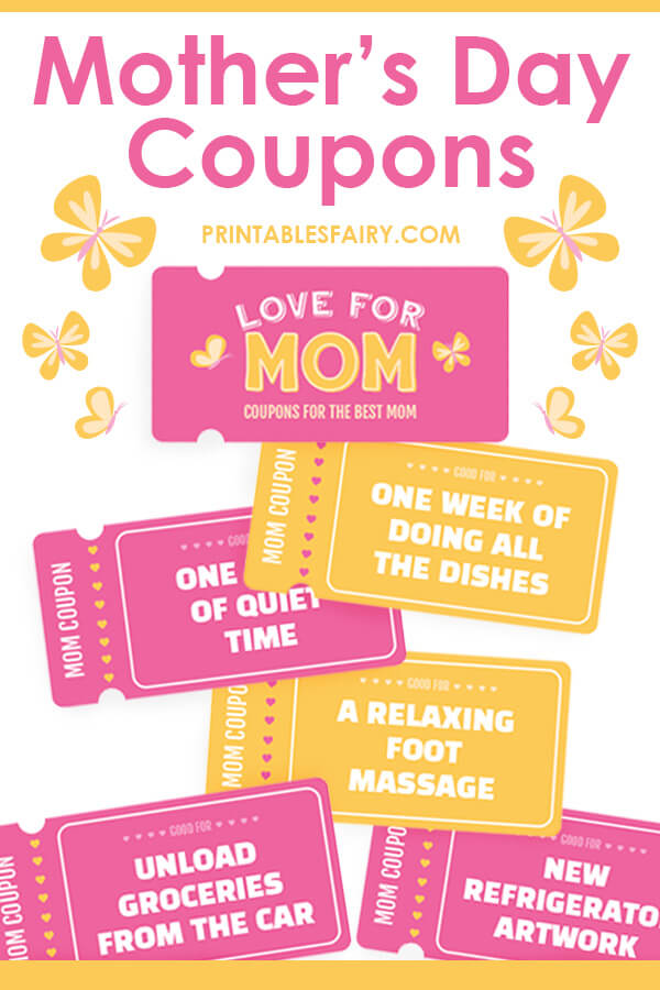 Mother's Day Coupon Book