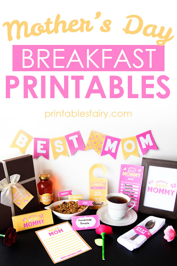 Mother's Day Breakfast Printable Kit