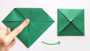 How to Make an Origami Spinning Top - The Printables Fairy