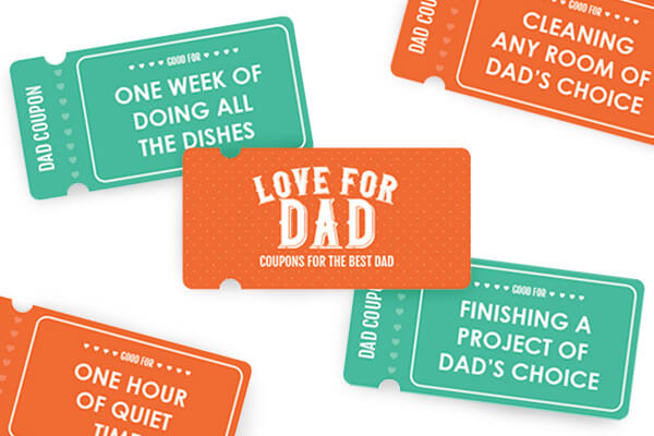Printable Father S Day Coupons The Printables Fairy