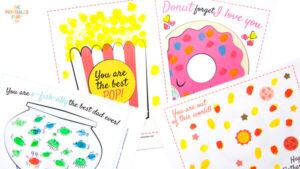 Father’s Day Finger Painting - The Printables Fairy