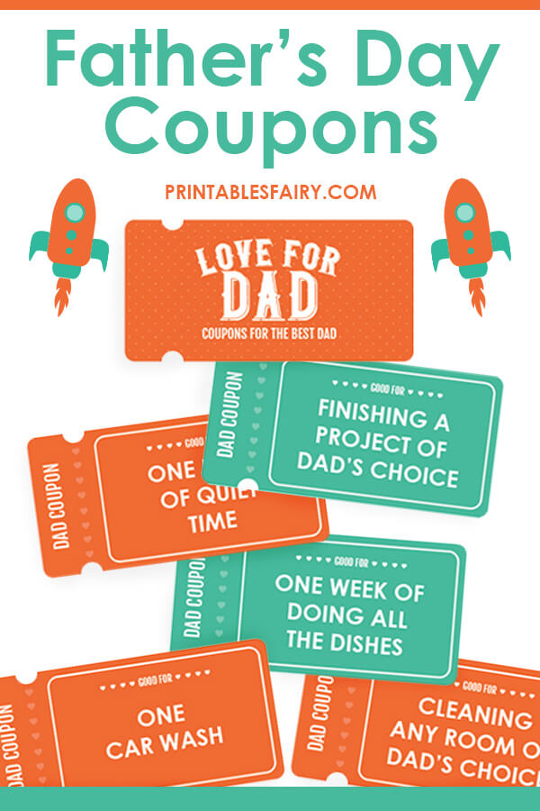 Printable Father's Day Coupons