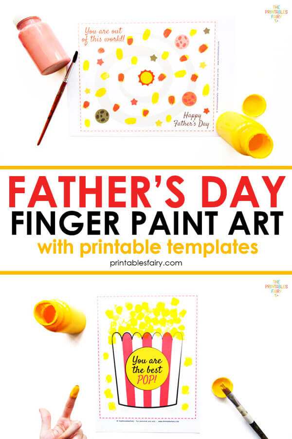 Father's Day Finger Paint art