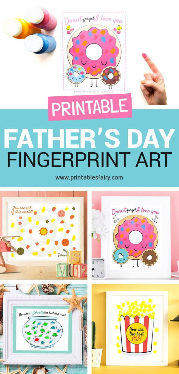 Father's Day Fingerprint Art