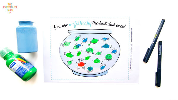 You are o-fish-ally the best dad ever Card
