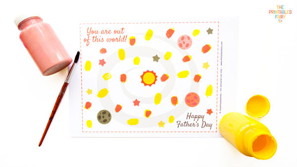 You are out of this world Card for dad