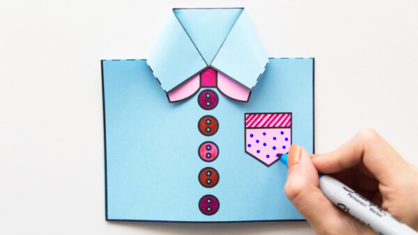 Decorate shirt card