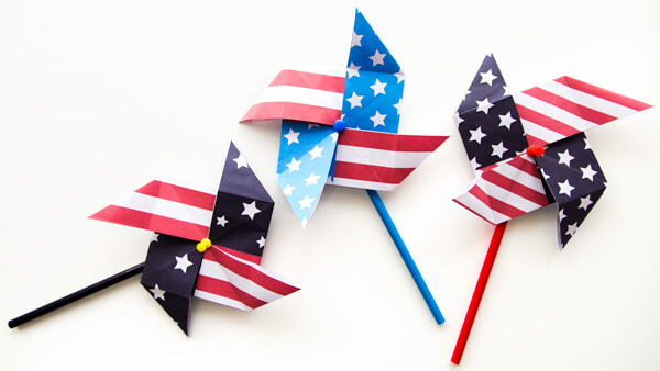 Fourth of July Pinwheels