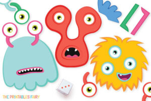 Build a Monster {Printable Game} - The Printables Fairy