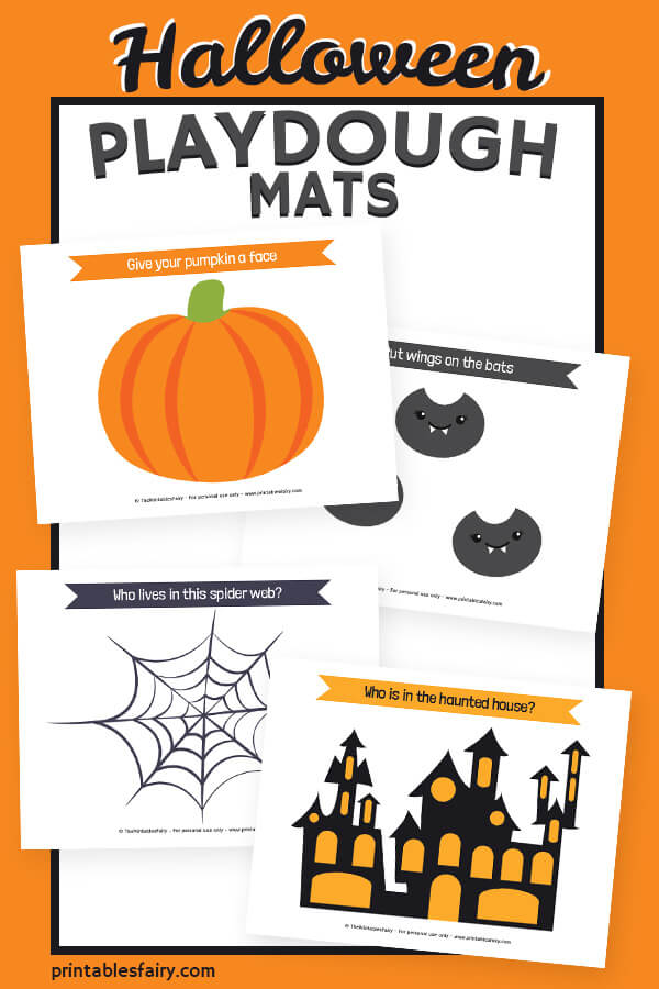 Halloween Playdough Mats Free Printables The Printables Fairy