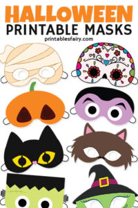 Printable Halloween Masks for Kids The Printables Fairy Printable Halloween Masks for Kids The Printables Fairy