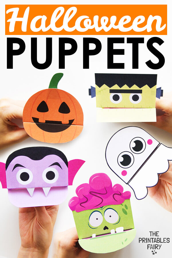 Printable Halloween Puppets