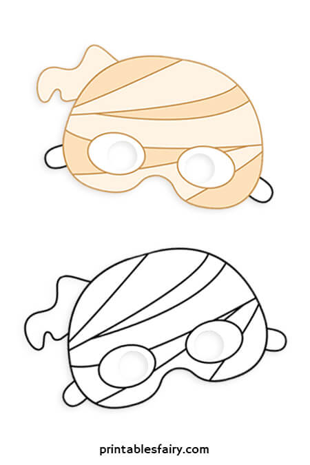 Mummy Printable Masks