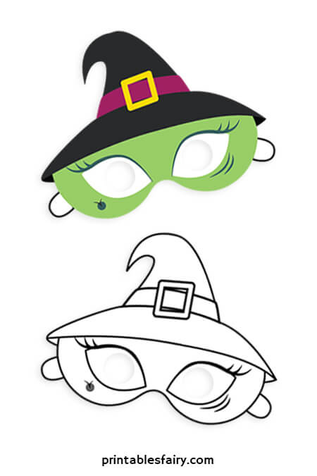 Relax With These Free, Printable 45+ Printable Halloween Masks To Color for Adults