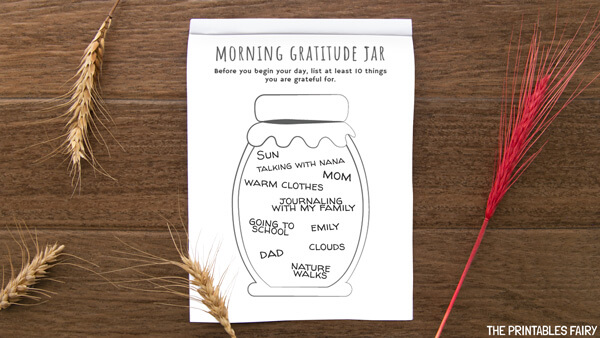 Morning Gratitude Jar